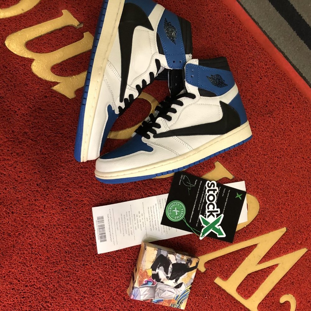 Top Quality Travis Scott x Air 1s Dark Mocha Men Women Basketball Sports Shoes R